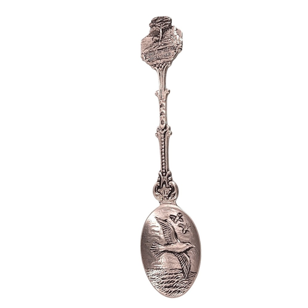 Vintage Silver Tone Carmel By The Sea‎ Spoon Signed Holland